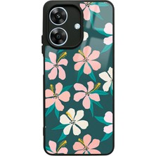 Spoyi Oppo Realme Note 60 Leaf Flovers Tasarımlı Glossy Telefon Kılıfı