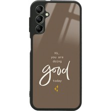 Spoyi Samsung A04S Good Today Tasarımlı Glossy Telefon Kılıfı
