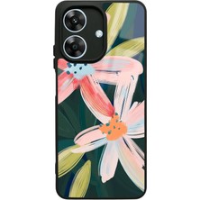 Spoyi Oppo Realme Note 60 Suluboya Çiçek Tasarımlı Glossy Telefon Kılıfı