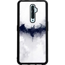 Spoyi Oppo Reno 2z Beyaz Batman Tasarımlı Glossy Telefon Kılıfı