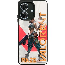 Spoyi Oppo Realme Note 60 Valorant Raze Tasarımlı Glossy Telefon Kılıfı