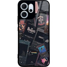 Spoyi Oppo Reno 14F Retro Music Tasarımlı Glossy Telefon Kılıfı
