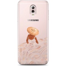 Spoyi Samsung C8 Skirt Tasarımlı Süper Şeffaf Telefon Kılıfı