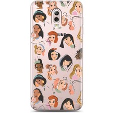Spoyi Samsung C8 Disney Girls Tasarımlı Süper Şeffaf Telefon Kılıfı