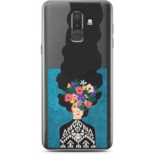 Spoyi Samsung J6 Uzun Saçlı Kubina Tasarımlı Süper Şeffaf Telefon Kılıfı