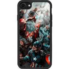 Spoyi Iphone 7 - 8 - Se Avengers Ultron Tasarımlı Glossy Telefon Kılıfı