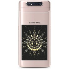 Spoyi Samsung A80 Sun Moon Tasarımlı Süper Şeffaf Telefon Kılıfı