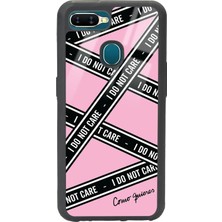Spoyi Oppo A5S - Ax7 I Don't Care Tasarımlı Glossy Telefon Kılıfı