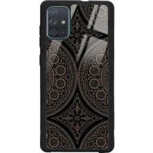 Spoyi Samsung A71 Osmanlı Motif Tasarımlı Glossy Telefon Kılıfı