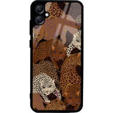 Spoyi Samsung A05 Leoparlar Tasarımlı Glossy Telefon Kılıfı
