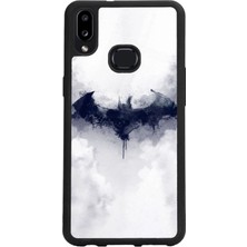 Spoyi Samsung A10S Beyaz Batman Tasarımlı Glossy Telefon Kılıfı