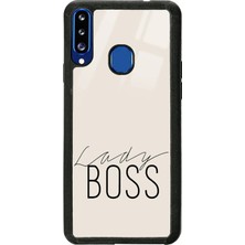 Spoyi Samsung A20S Lady Boss Tasarımlı Glossy Telefon Kılıfı