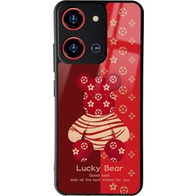 Spoyi Reeder S19 Max Pro S Zoom Red Lucky Bear Tasarımlı Glossy Telefon Kılıfı