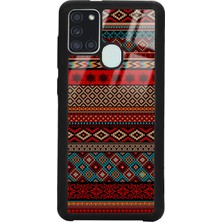 Spoyi Samsung A21S Motif Tasarımlı Glossy Telefon Kılıfı