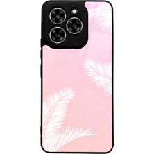 Spoyi Reeder S919 Beyaz Palmiye Tasarımlı Glossy Telefon Kılıfı