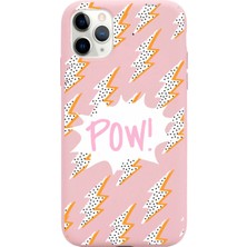Spoyi Iphone 11 Pro Max Pow Tasarımlı Pudra Lansman Telefon Kılıfı