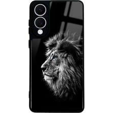 Spoyi Samsung S25 Edge Aslan Tasarımlı Glossy Telefon Kılıfı