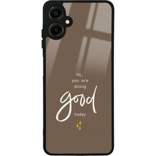Spoyi Samsung A06 Good Today Tasarımlı Glossy Telefon Kılıfı