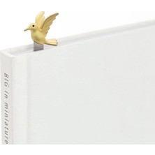 Metalmorphose Humming Bird Kitap Ayracı 1 Adet Altın Renk 13 cm Uzunlukta Şık Tasarım