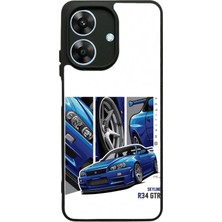 Spoyi Oppo Realme Note 60 Gtr Tasarımlı Glossy Telefon Kılıfı