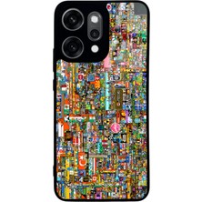 Spoyi Oppo Reno 14 Pro R/place Hatıra Tasarımlı Glossy Telefon Kılıfı