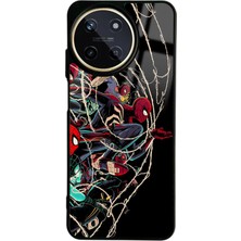 Spoyi Oppo Realme 11 Spider Earth Tasarımlı Glossy Telefon Kılıfı
