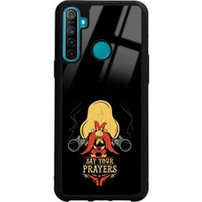 Spoyi Oppo Realme C3 - 5i Say Your Prayers Tasarımlı Glossy Telefon Kılıfı