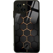 Spoyi Reeder S23 Pro Max Yellow Carbon Tasarımlı Glossy Telefon Kılıfı
