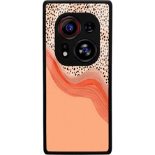 Spoyi Tecno Phantom X2 Pro Nude Benekli Tasarımlı Glossy Telefon Kılıfı