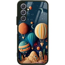 Spoyi Samsung A54 Astral Balonlar Tasarımlı Glossy Telefon Kılıfı