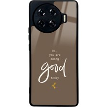 Spoyi Tecno Spark 20 Pro Plus Good Today Tasarımlı Glossy Telefon Kılıfı