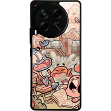 Spoyi Tecno Camon 30 Gumball Tasarımlı Glossy Telefon Kılıfı