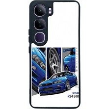 Spoyi Vivo V40 Lite Gtr Tasarımlı Glossy Telefon Kılıfı