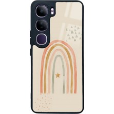 Spoyi Vivo V40 Lite Suluboya Art Tasarımlı Glossy Telefon Kılıfı