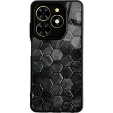 Spoyi Tecno Spark Go 2024 Taşlar Tasarımlı Glossy Telefon Kılıfı