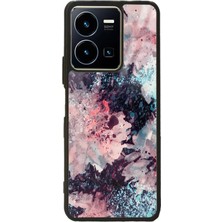 Spoyi Vivo Y35 Renk Patlaması Tasarımlı Glossy Telefon Kılıfı