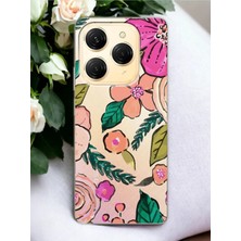 Spoyi Tecno Spark 20C Revel Tasarımlı Şeffaf Telefon Kılıfı