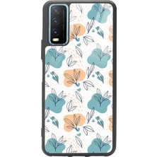 Spoyi Vivo Y20 Minik Yapraklar Tasarımlı Glossy Telefon Kılıfı