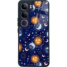 Spoyi Vivo V40 Lite Ay Güneş Pijama Tasarımlı Glossy Telefon Kılıfı