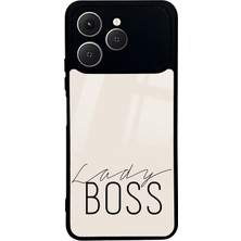 Spoyi Tecno Spark 40 Lady Boss Tasarımlı Glossy Telefon Kılıfı