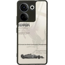 Spoyi Tecno Camon 20 4g Ferrari Tasarımlı Glossy Telefon Kılıfı