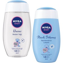 Nivea Baby 200 ml Bebek Yağı ve Losyonu Hassas Ciltler İçin Yoğun Nemlendirme Sağlar