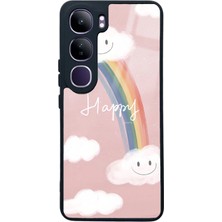 Spoyi Vivo V40 Lite Happy Cloude Tasarımlı Glossy Telefon Kılıfı