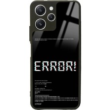 Spoyi Xiaomi Redmi 12 Error Tasarımlı Glossy Telefon Kılıfı