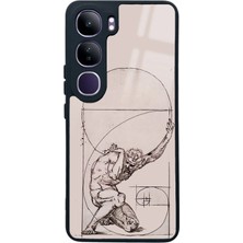 Spoyi Vivo V40 Lite Heykel Tasarımlı Glossy Telefon Kılıfı