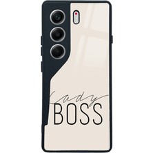 Spoyi Tecno Camon 40 Lady Boss Tasarımlı Glossy Telefon Kılıfı