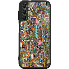 Spoyi Samsung A34 R/place Hatıra Tasarımlı Glossy Telefon Kılıfı