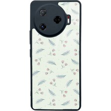 Spoyi Tecno Camon 30 Pro Yeşil Yapraklı Tasarımlı Glossy Telefon Kılıfı