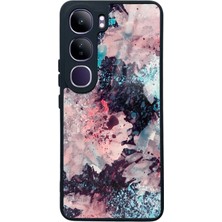 Spoyi Vivo V40 Lite Renk Patlaması Tasarımlı Glossy Telefon Kılıfı