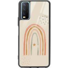 Spoyi Vivo Y20 Suluboya Art Tasarımlı Glossy Telefon Kılıfı